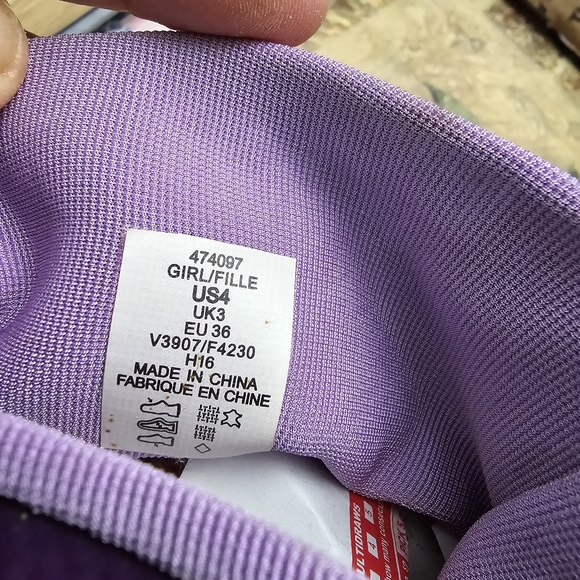 Lands'End Girls Ankle Boot Slip-on Plum/Hot Pink US4 EU36 UK3 - Picture 8 of 12